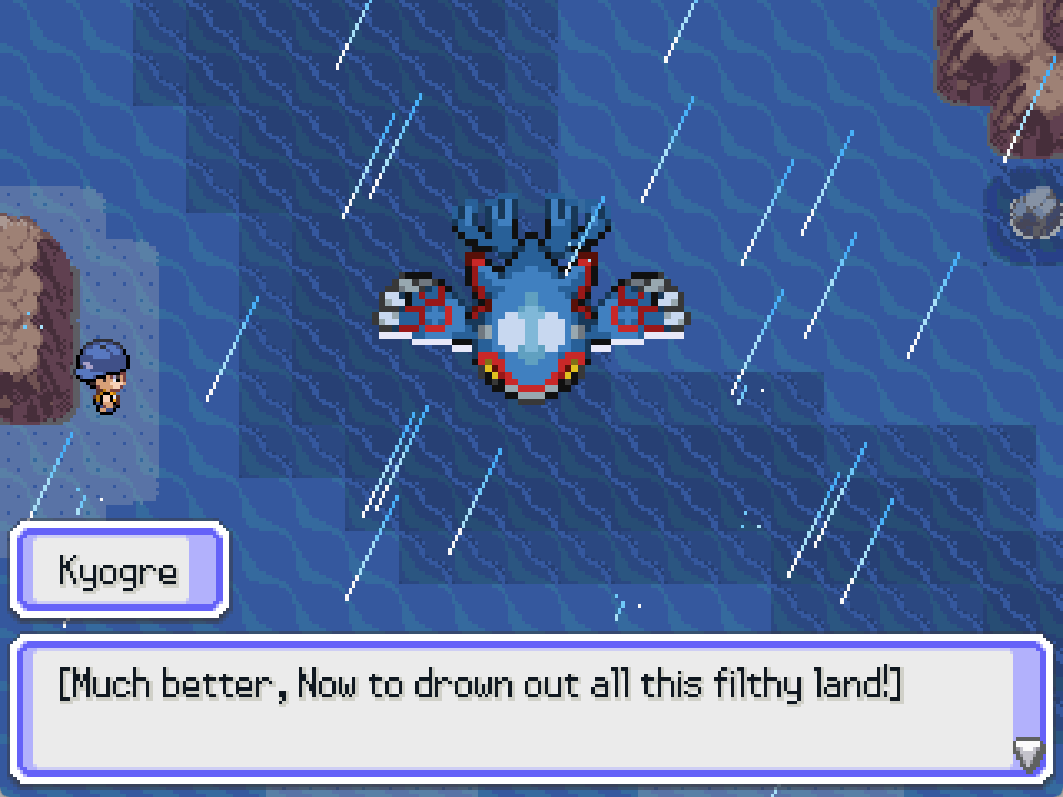 Kyogre's Day Out in-game screenshot 1