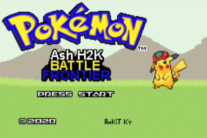Pokemon Ash H2K Battle Frontier Version (GBA)