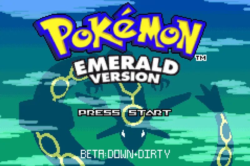 Pokemon Beta Emerald: Down + Dirty (GBA)