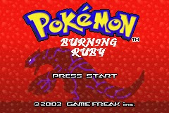 Pokemon Burning Ruby GBA ROM