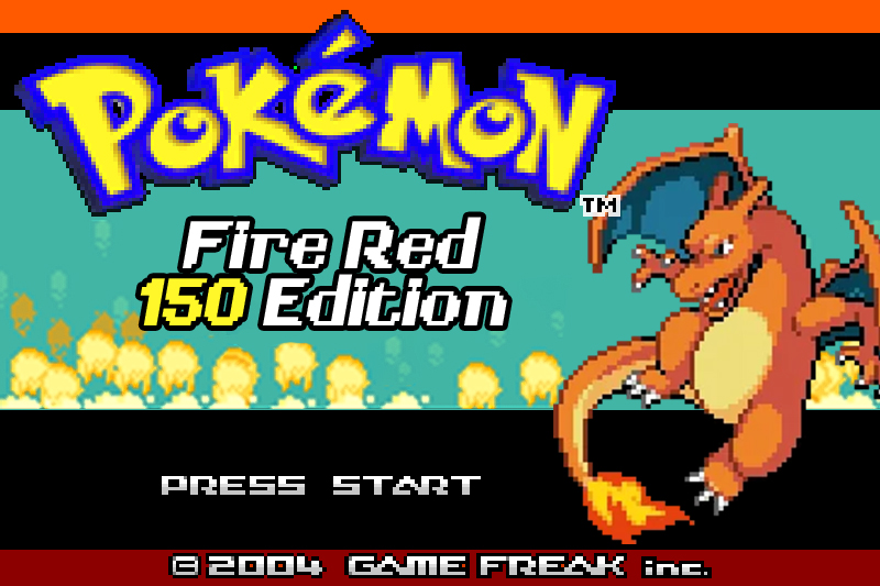 Pokemon Fire Red 150 Edition