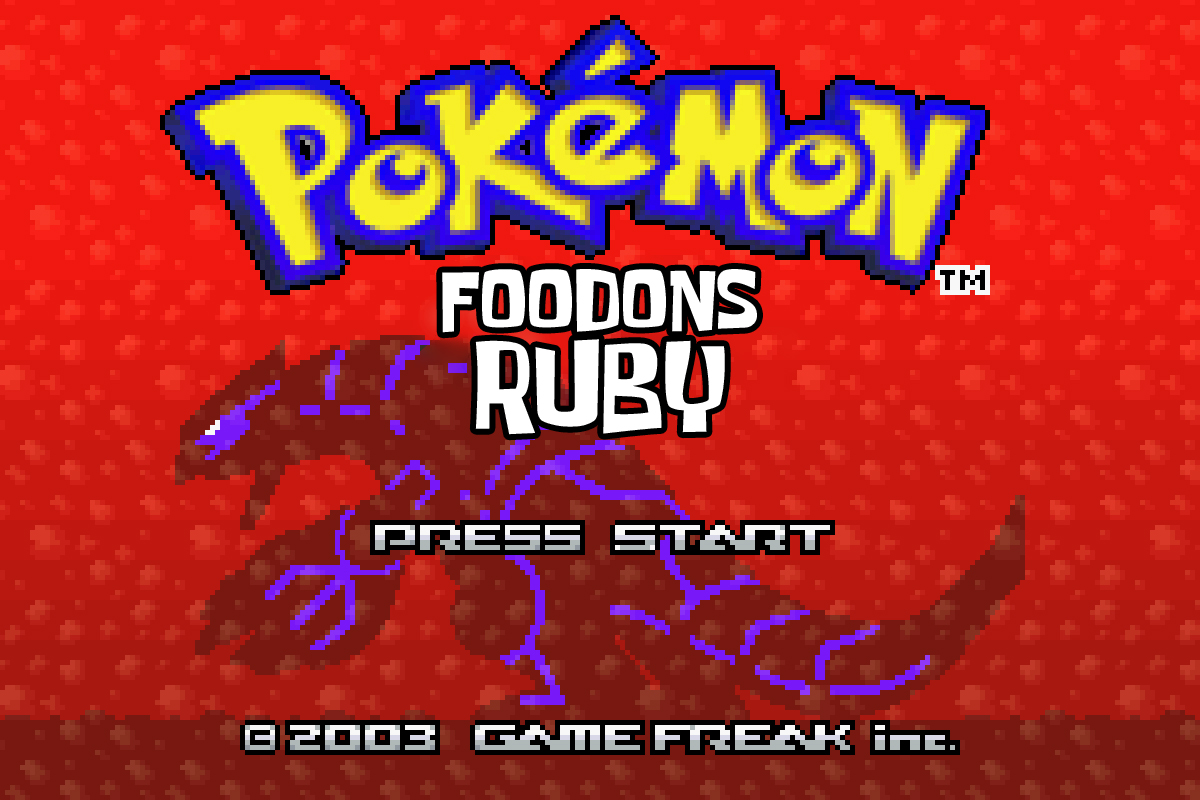 Pokemon Foodon Ruby