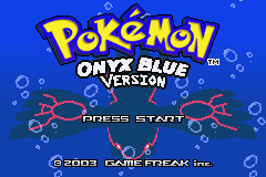 Pokemon Onyx Blue GBA ROM