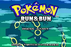 Pokemon Run & Bun