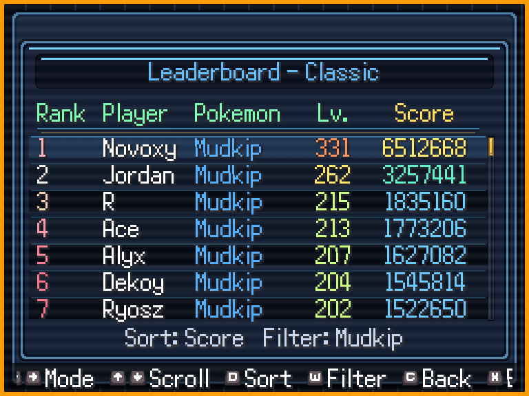 Pokémon Survivor Burst