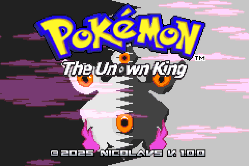 Pokemon The Unown King