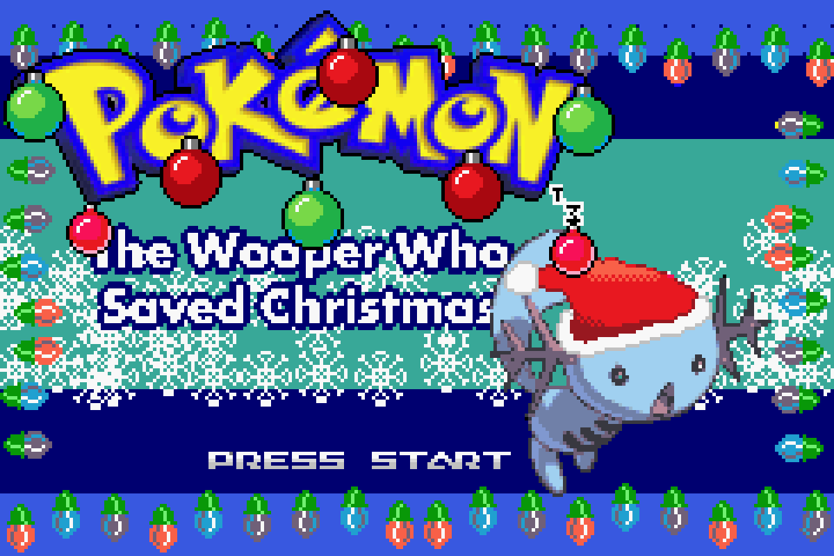 Pokemon The Wooper Who Saved Christmas (GBA)