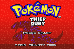 Pokemon Thief Ruby / Sapphire GBA ROM